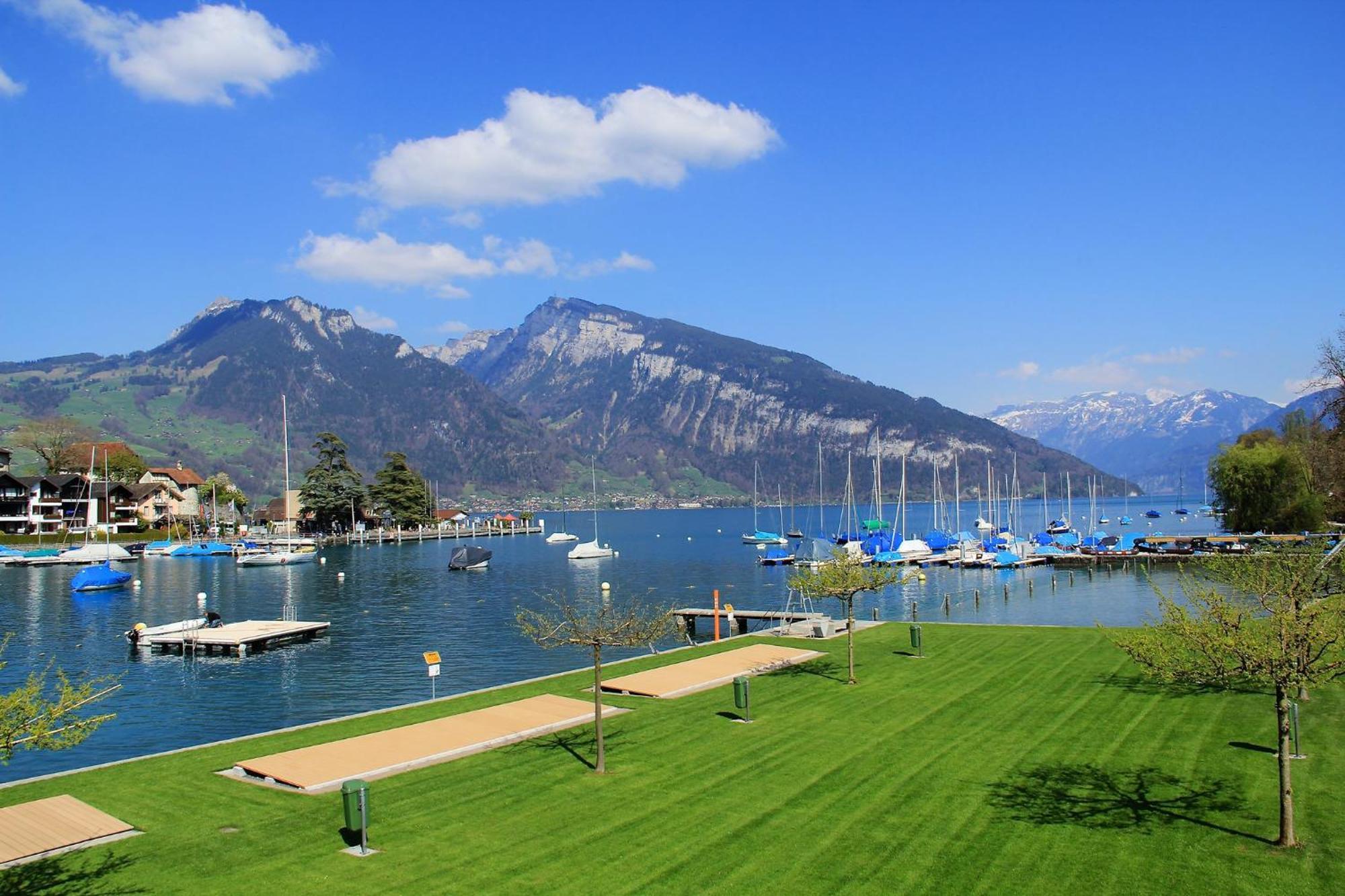 Hotel Seaside Spiez Dış mekan fotoğraf